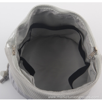 Customized manufacturers direct multi-functional portable rope travel storage bag cylinder makeup bag